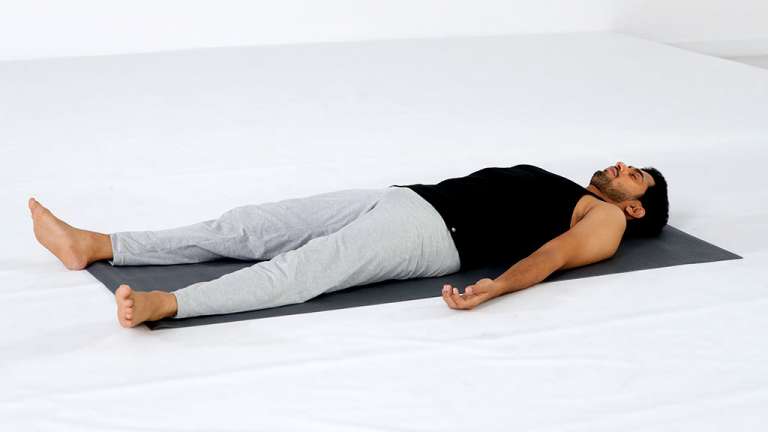Now read some "Yoga Asanas",
Corpse Pose,